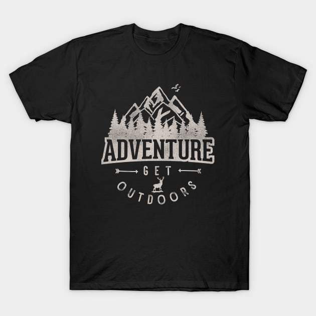 Adventure Get Outdoor T-Shirt by sket_chy